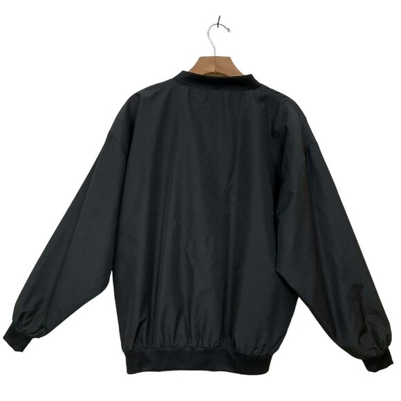 Augusta Sportswear Micro Poly Windshirt Mens Medium Black Water Resistant - Picture 6 of 12